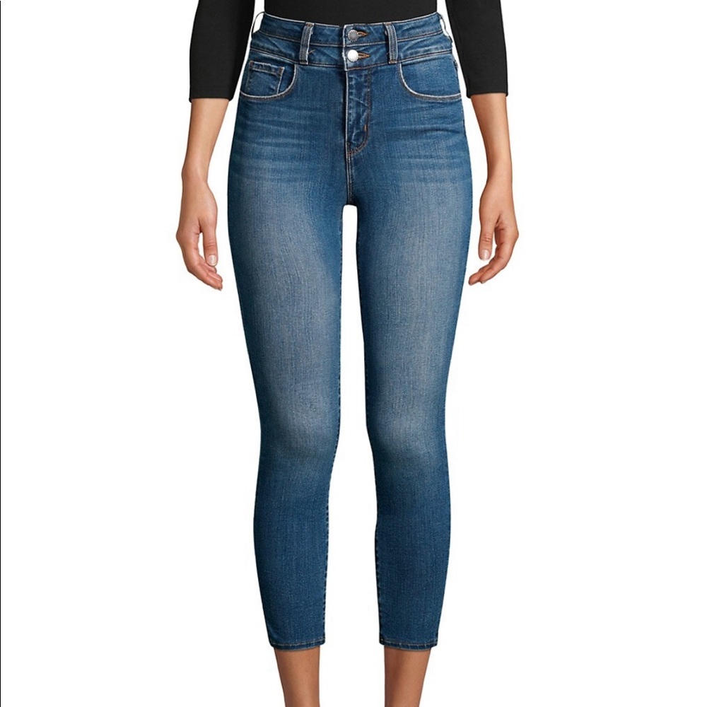L’Agence Peyton High-Rise Skinny Ankle Cro…